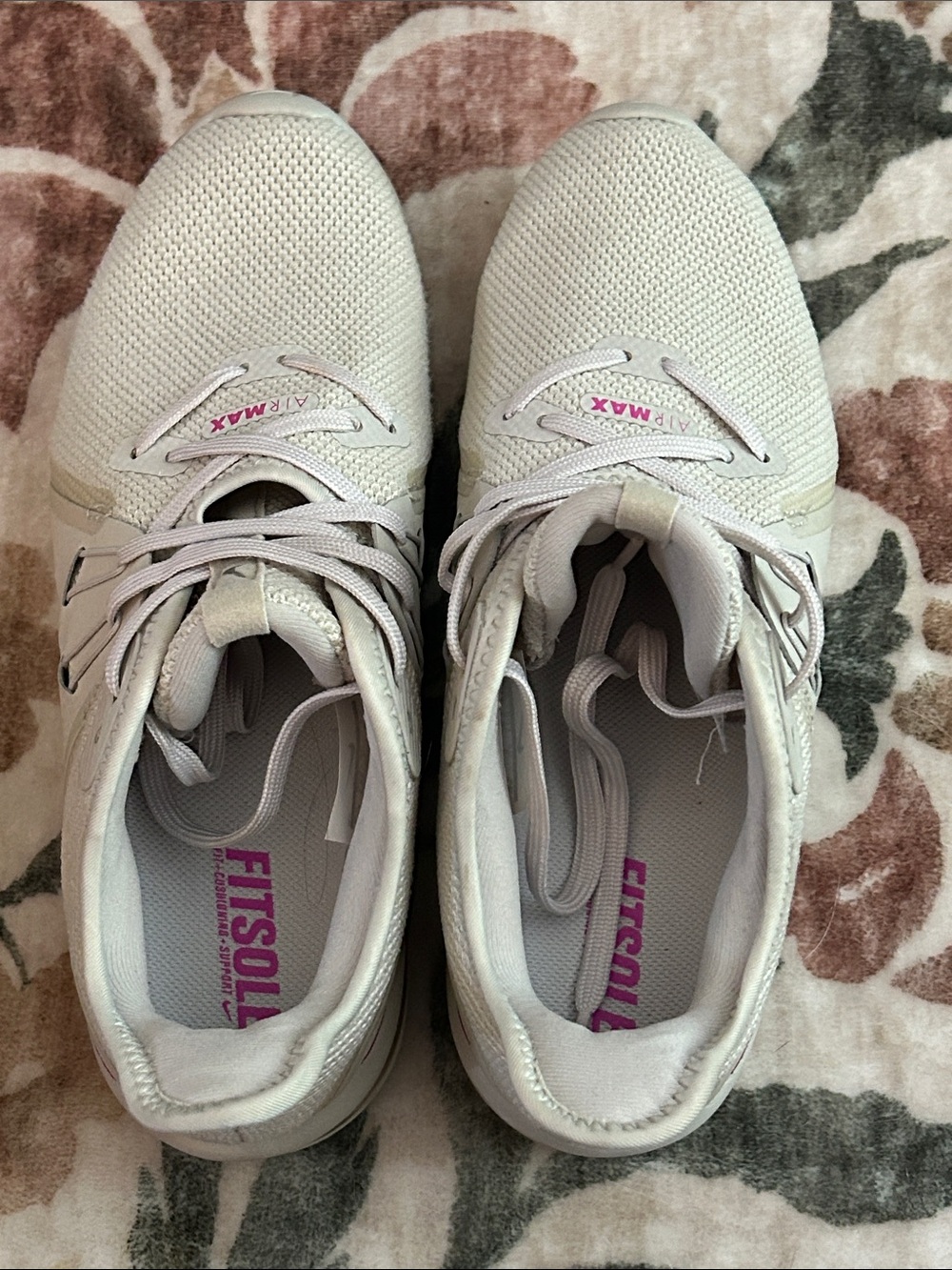 Nike Women's Air Max Sequent 3 Running Shoes. Gray and Pink EUC SIZE 7.5 - Picture 2 of 7